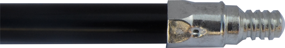 (image for) 15/16" x 60" Black Metal Handle w/HD Metal Tip, case of 12